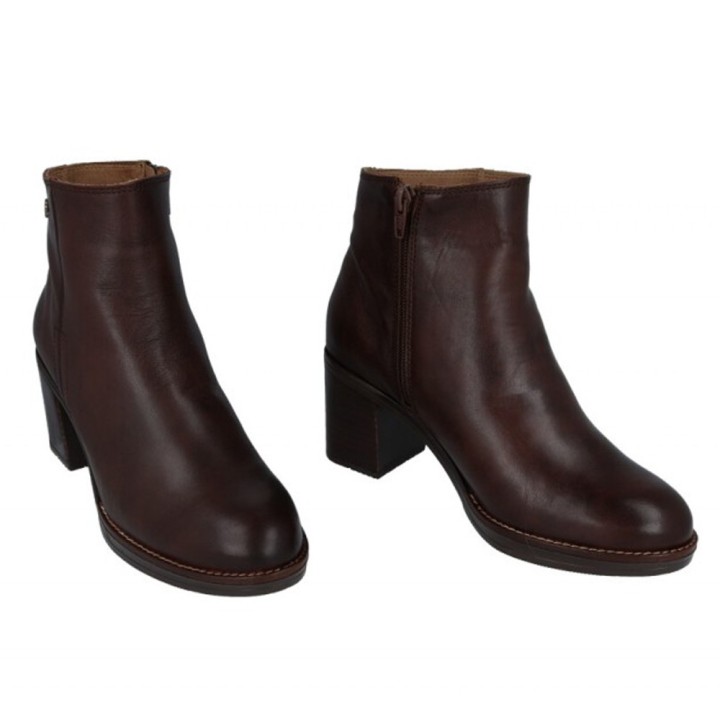 Botines de tacón Mujer Porronet 4780 Moka