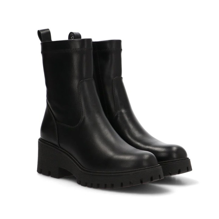 Botines Planos Mujer Zapp 11048 Negro