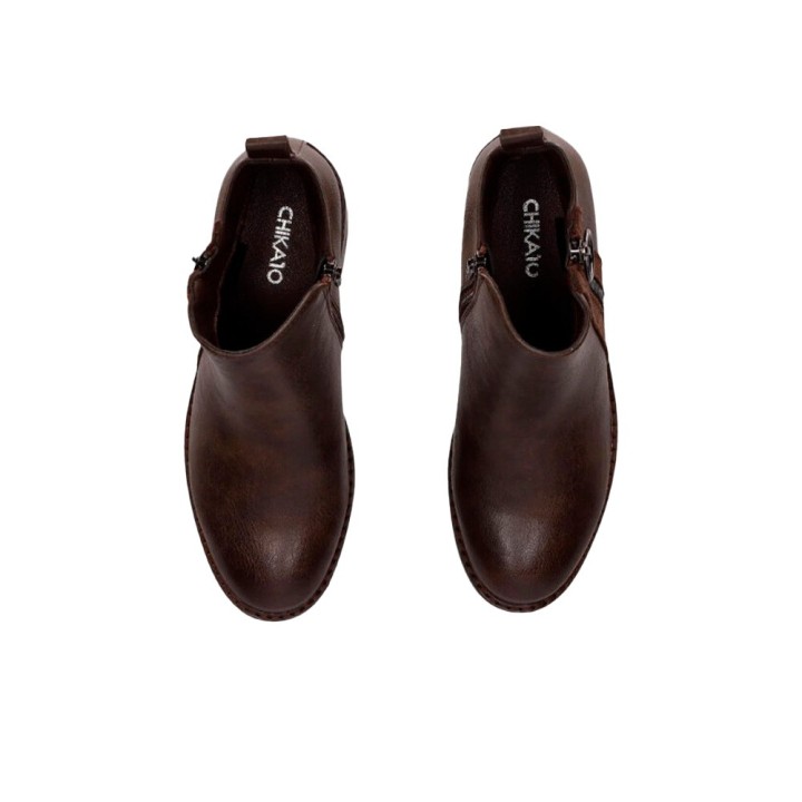 Botines de tacón Mujer Chika10 Pilar 28 Marron