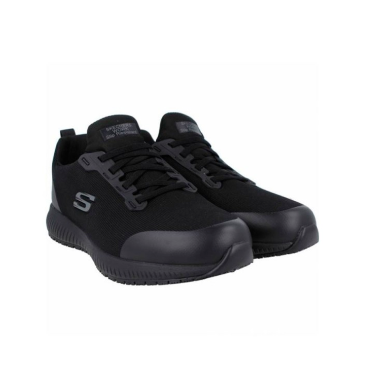 Sneakers Hombre Skechers Work: Squad Sr - Myton Negro-negro