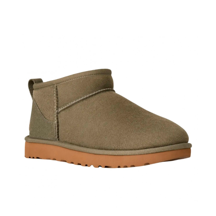 Botines Planos Mujer Ugg Classic Ultra Mini Verde