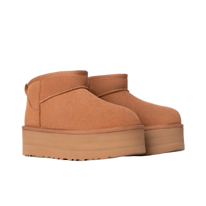 Botines Planos Mujer Ugg W Classic Ultra Mini Cuero