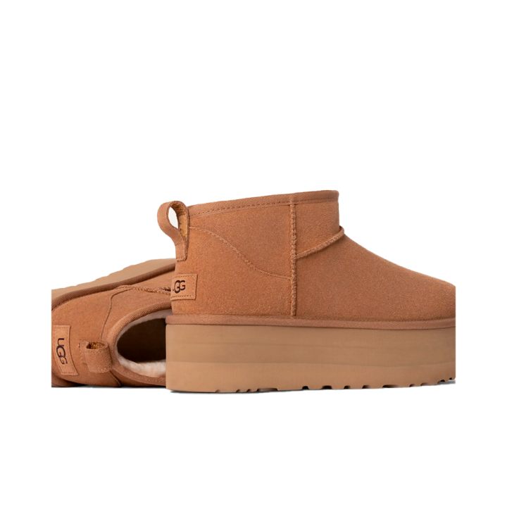 Botines Planos Mujer Ugg W Classic Ultra Mini Cuero