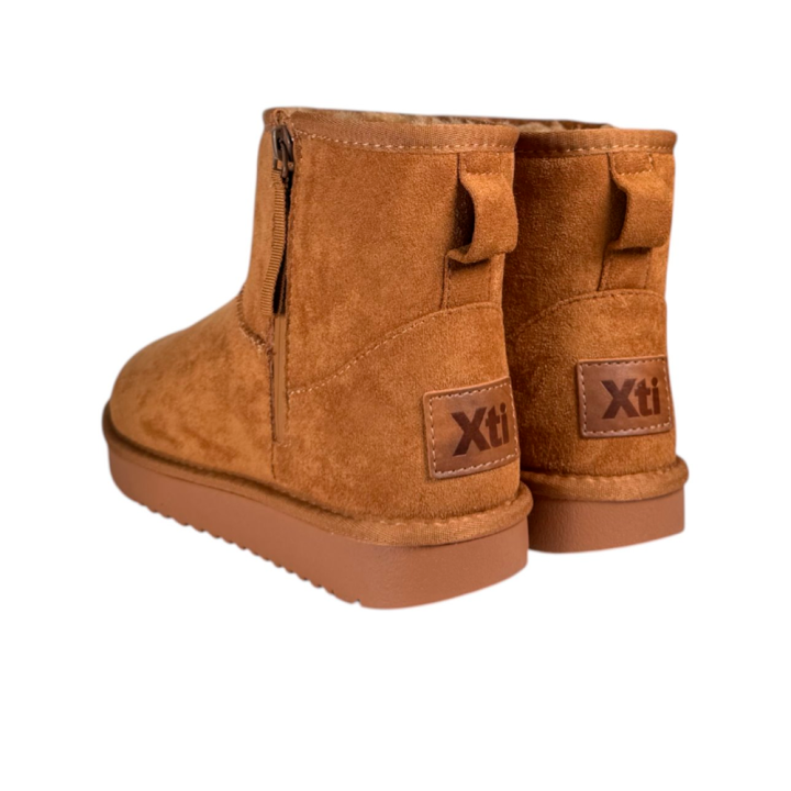 Botines Planos Mujer Xti 144443 Camel