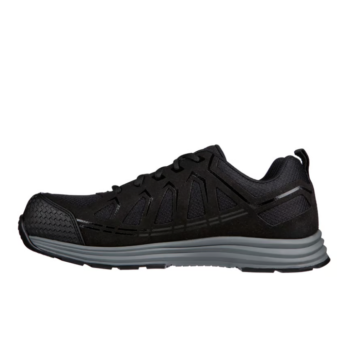 Sneakers Hombre Skechers Work: Malad Ii Comp Toe Negro