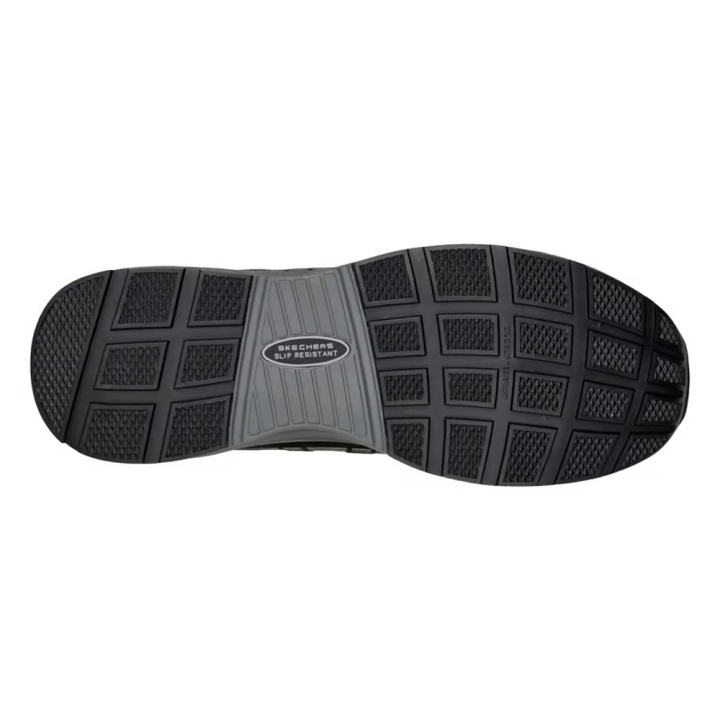 Sneakers Hombre Skechers Work: Malad Ii Comp Toe Negro
