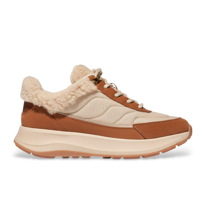 Sneakers Mujer Fitflop Flow Mix F-mode Cuero