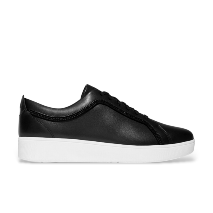 Sneakers Mujer Fitflop Rally Crystal-trim Negro