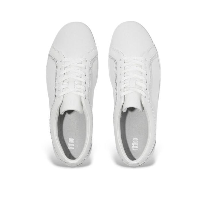 Sneakers Mujer Fitflop Rally Crystal-trim Blanco
