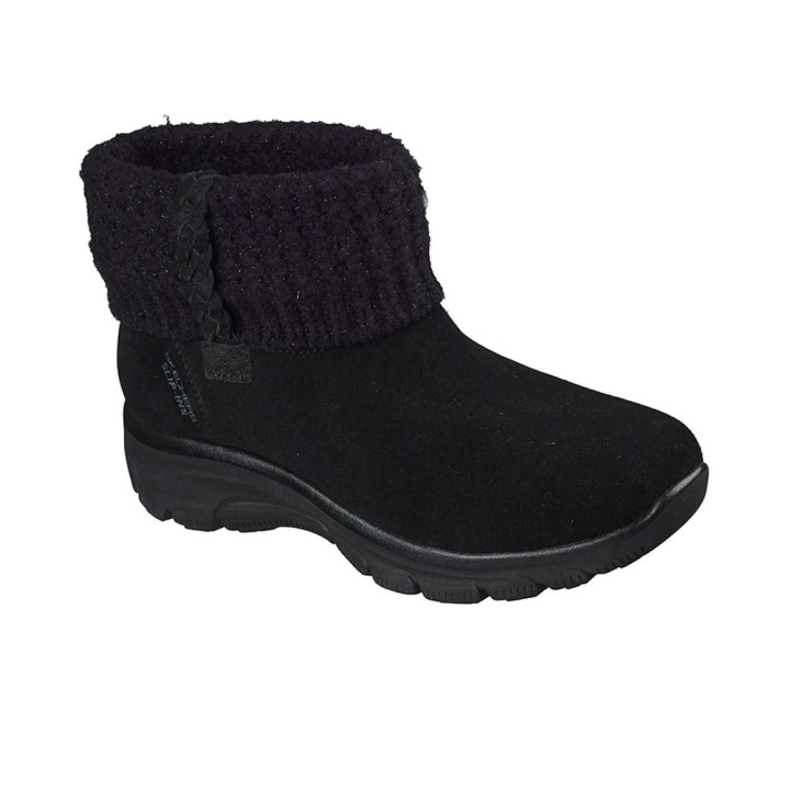 Botines Planos Mujer Skechers Easy Going - Cozy Lovin' Negro-negro