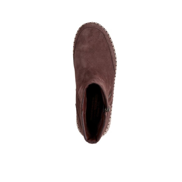 Botines Planos Mujer Skechers Wilshire Blvd - Weekend Crush Marron