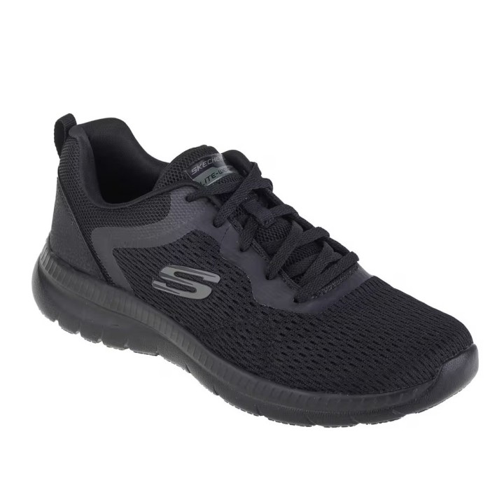 Sneakers Skechers Bountiful - Quick Path Mujer Negro-negro