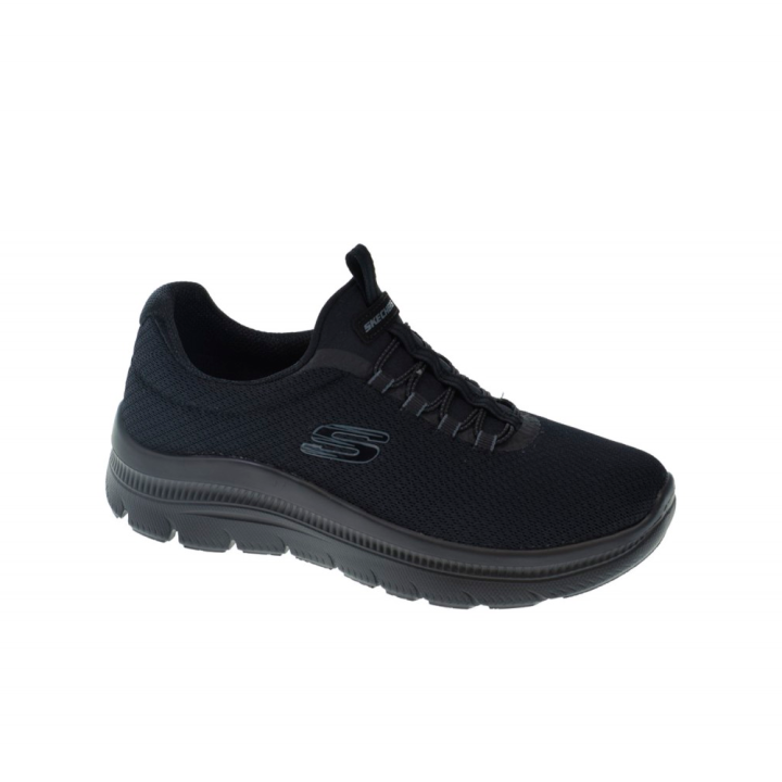 Sneakers Mujer Skechers Summits Plus Negro-negro