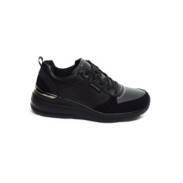 Sneakers Mujer Skechers Billion-subtle Spots Negro-negro