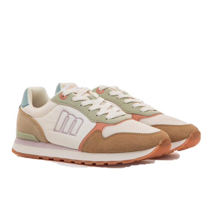 Sneakers Mujer Mustang 60909 Blanco-beig