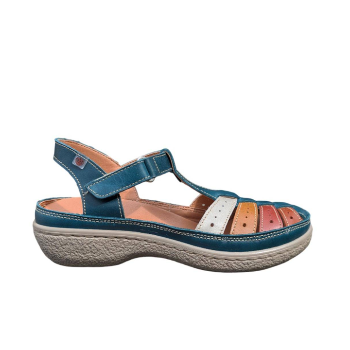 Sandalias Planas Mujer Laura Azaña 11985 Marino