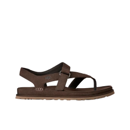 Sandalias Planas Mujer Ugg W Goldengaze Toe Post Marron