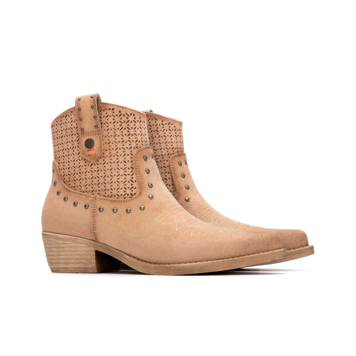 Botines de tacón Mujer Refresh 175042 Beig