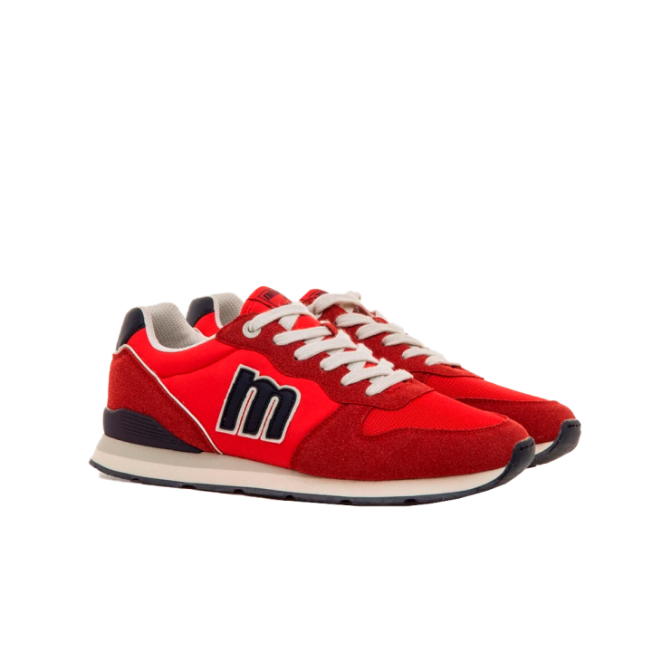 Sneakers Hombre Mustang Joggo Classic 84467 Rojo