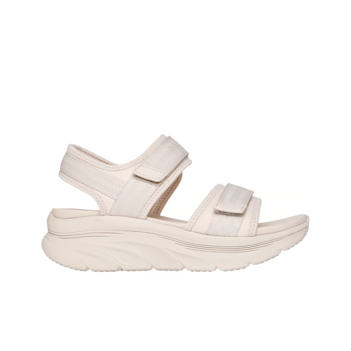 Sandalias Planas Mujer Skechers D'lux Walker - Adored Days Natural