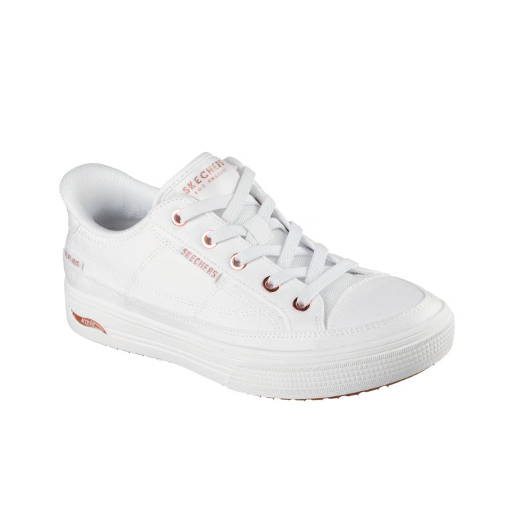 Sneakers Mujer Skechers Arch Fit Arcade - See Ya There Blanco