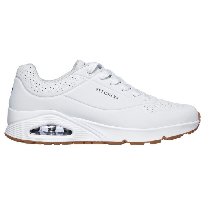 Sneakers Hombre Skechers Uno - Stand On Air Blanco-Blanco