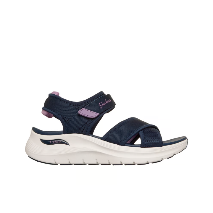 Sandalias Planas Mujer Skechers Arch Fit 2.0 - Feelin´bright Marino