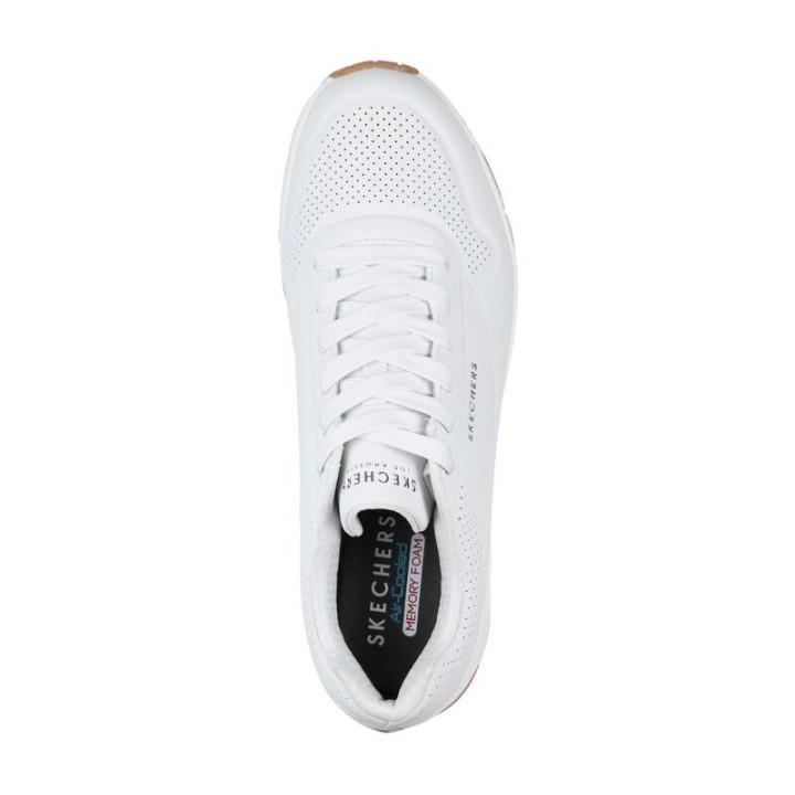Sneakers Hombre Skechers Uno - Stand On Air Blanco-Blanco