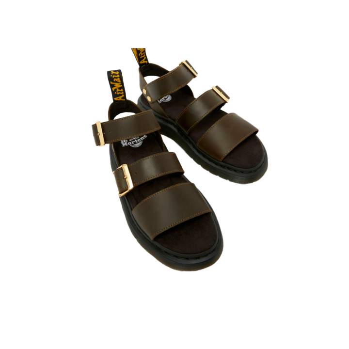 Sandalias Planas Mujer Dr. Martens Gryphon Kaki