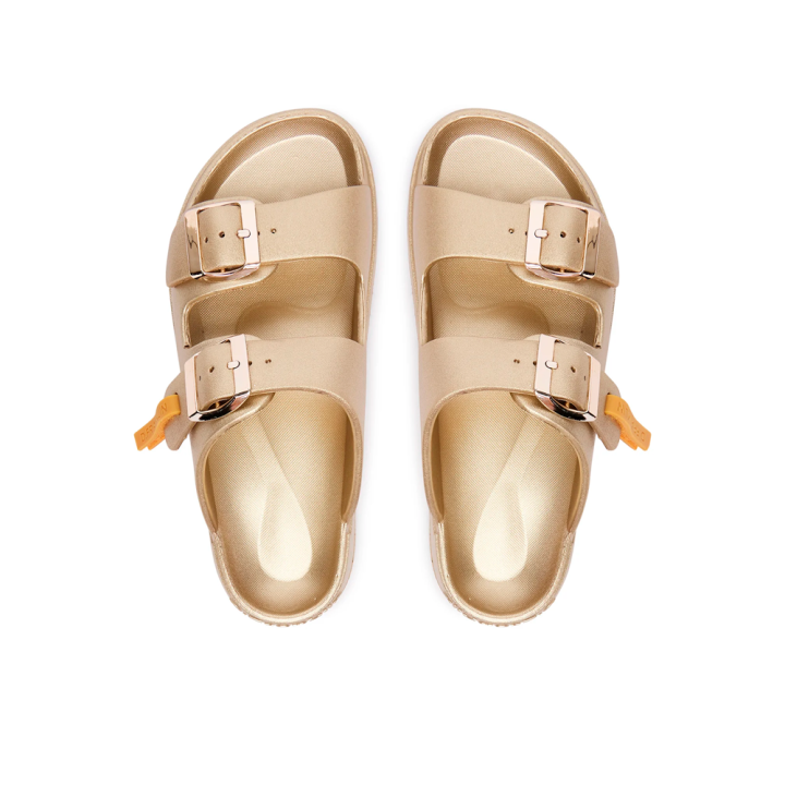 Sandalias Planas Mujer D.franklin Dfsh413002 Oro