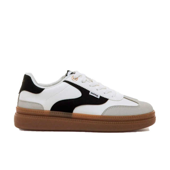 Sneakers Mujer Mustang 60956 Blanco-Negro