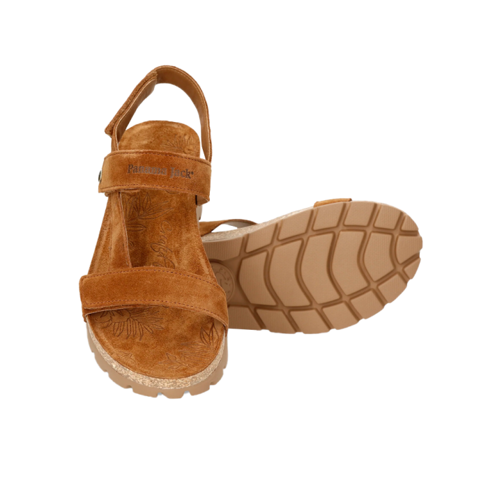 Sandalias Planas Mujer Panama Jack Selma Cuero