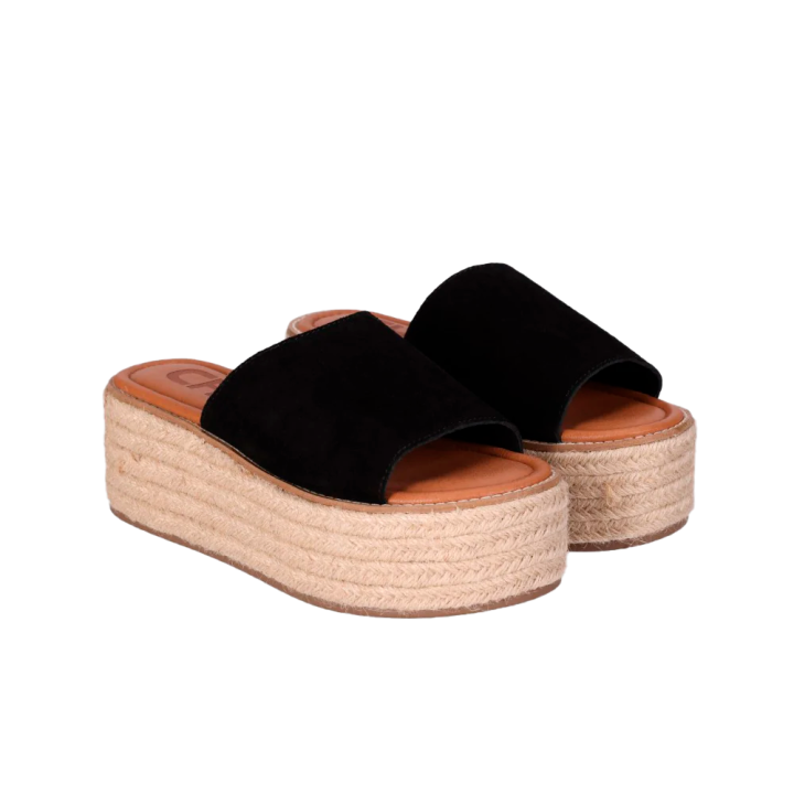 Sandalias Planas Mujer Chika10 Bonna 26 Negro