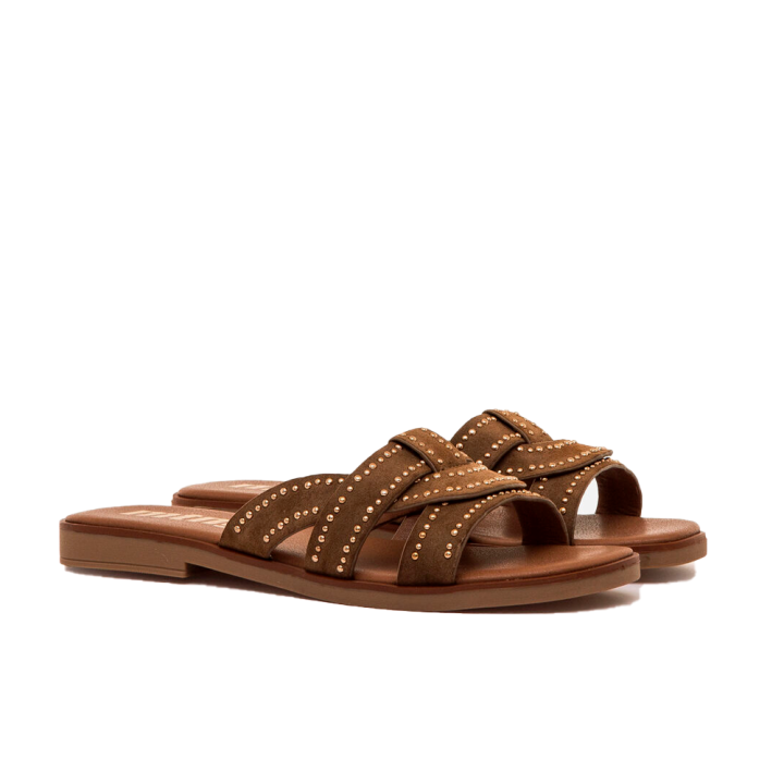 Sandalias Planas Mujer Mustang 55560 Cuero