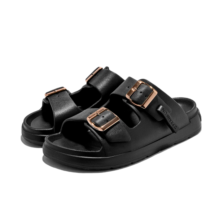 Sandalias Planas Mujer D.franklin Dfsh413001 Negro