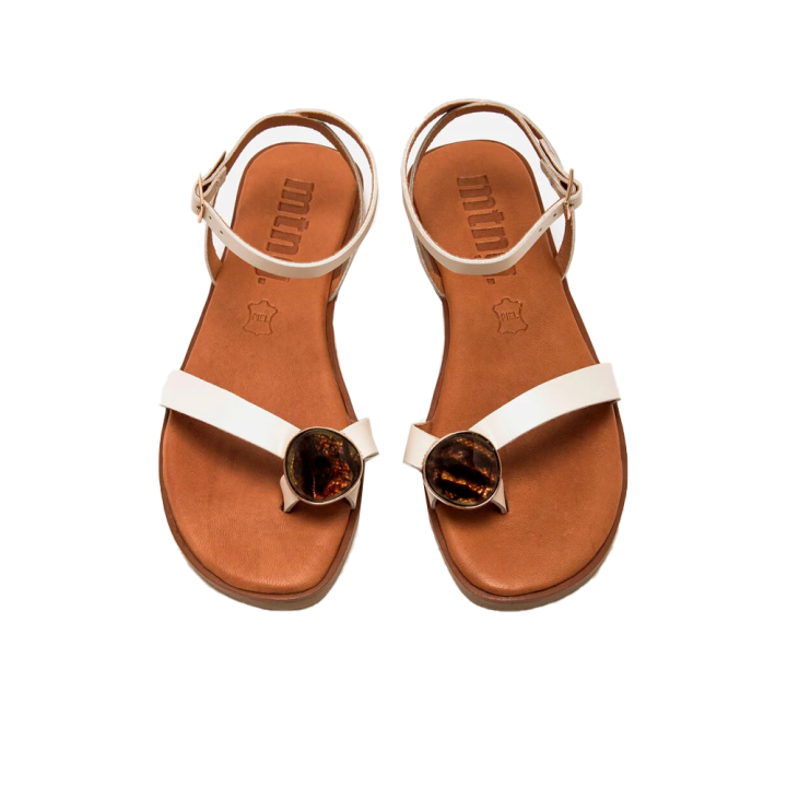 Sandalias Planas Mujer Mustang 55931 Hielo