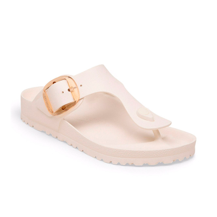 Sandalias Planas Mujer Birkenstock Gizeh Big Buckle Eva Beig