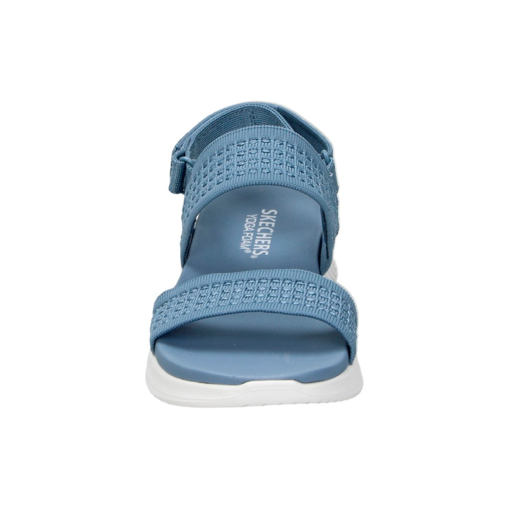 Sandalias Planas Mujer Skechers Ultra Flex 3.0 All About U Celeste