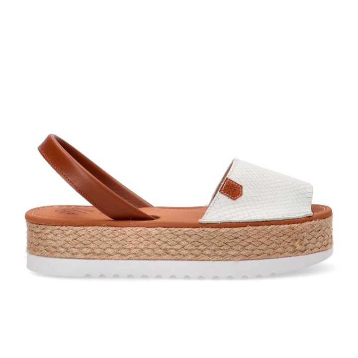 Sandalias Planas Mujer Popa Siona Blanco