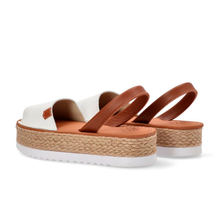 Sandalias Planas Mujer Popa Siona Blanco