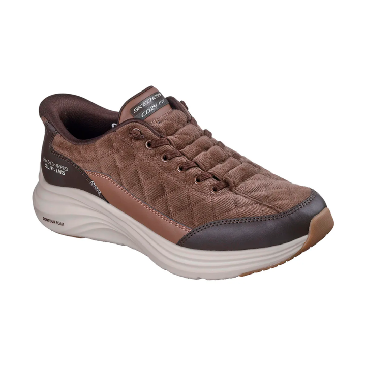 Sneakers Hombre Skechers Contour Foam - Cozy Fit Cordex Marron