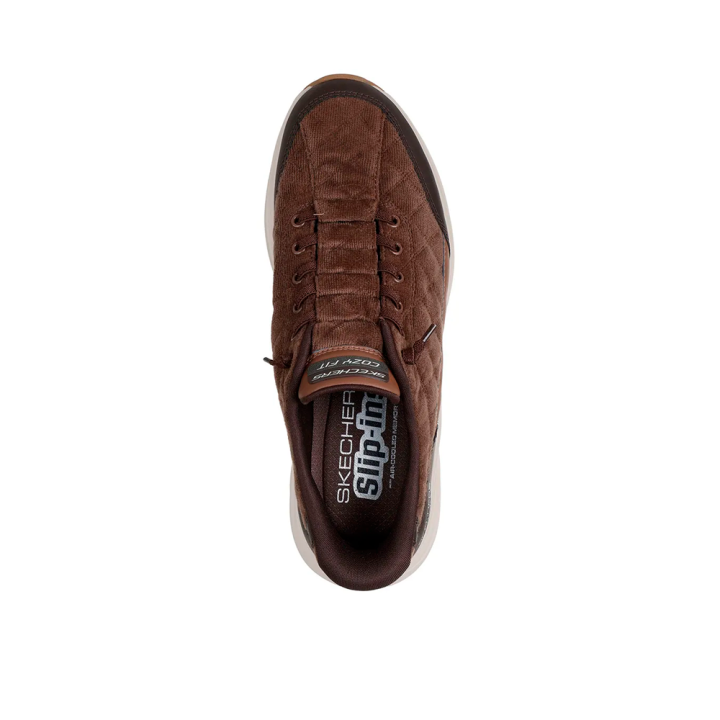 Sneakers Hombre Skechers Contour Foam - Cozy Fit Cordex Marron