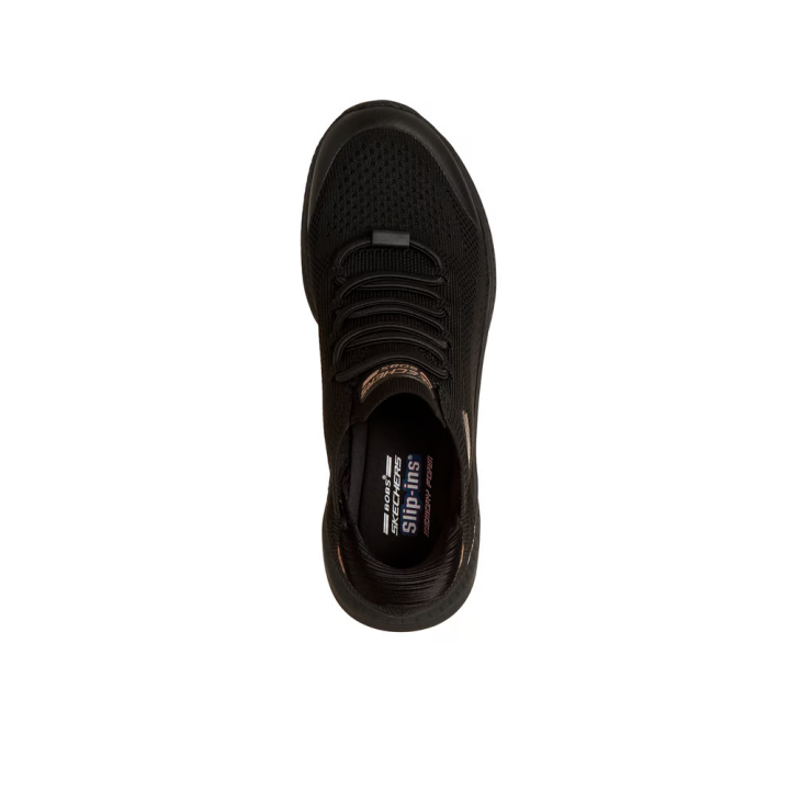 Sneakers Mujer Skechers Bobs Squad 4 - Dire Step Negro-Negro