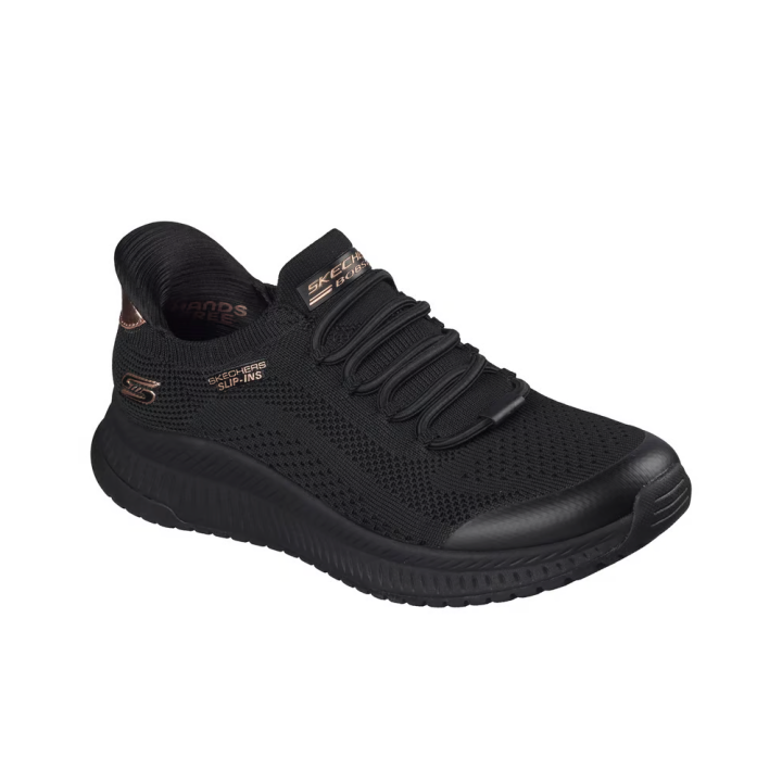 Sneakers Mujer Skechers Bobs Squad 4 - Dire Step Negro-Negro