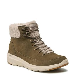 Botines Planos Mujer Skechers Woodlands Kaki