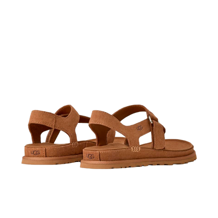Sandalias Planas Mujer Ugg W Goldengaze Toe Post Cuero