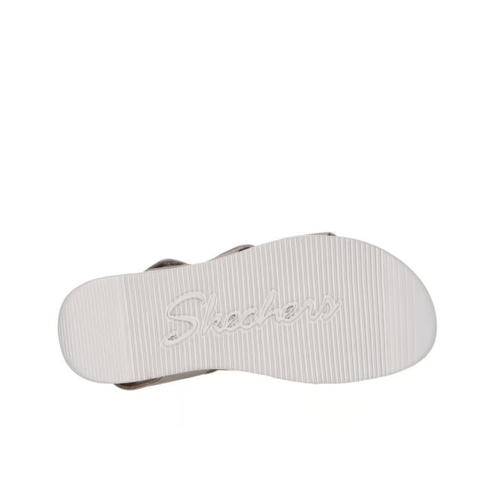 Sandalias Planas Mujer Skechers Lifted Comfort Taupe
