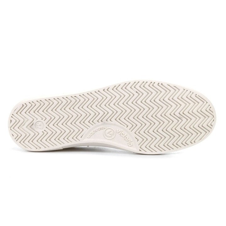 Sneakers Mujer Victoria Berlín Piel & Serraje Hielo