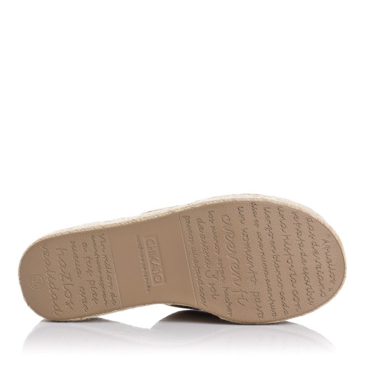 Sandalias Planas Mujer Chika10 Bonna 17 Cuero