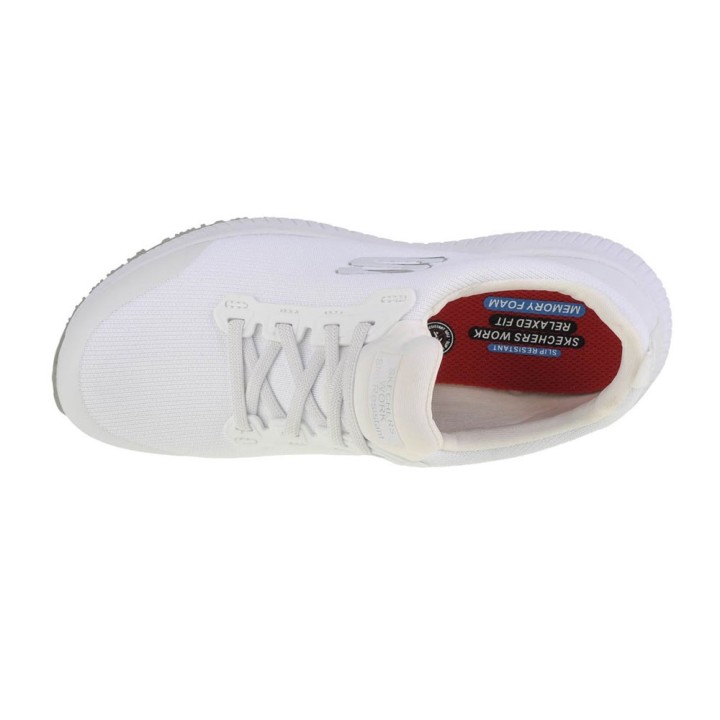Sneakers Mujer Skechers Work Squad Sr Blanco